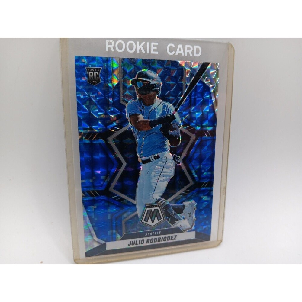 2022 Mosaic Julio Rodriguez Rc Blue Camo